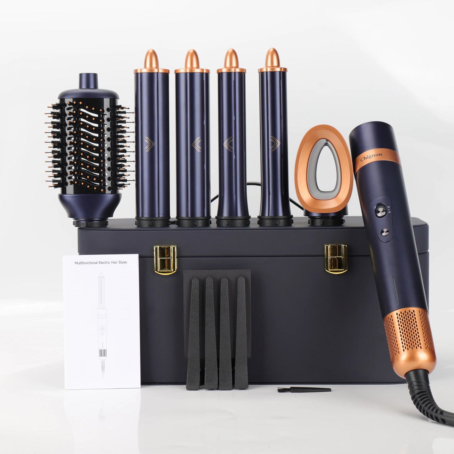 Styler Ionico 6 in 1, Asciugacapelli, Arricciacapelli Auto-Wrap, Piastra e Spazzola Volumizzante