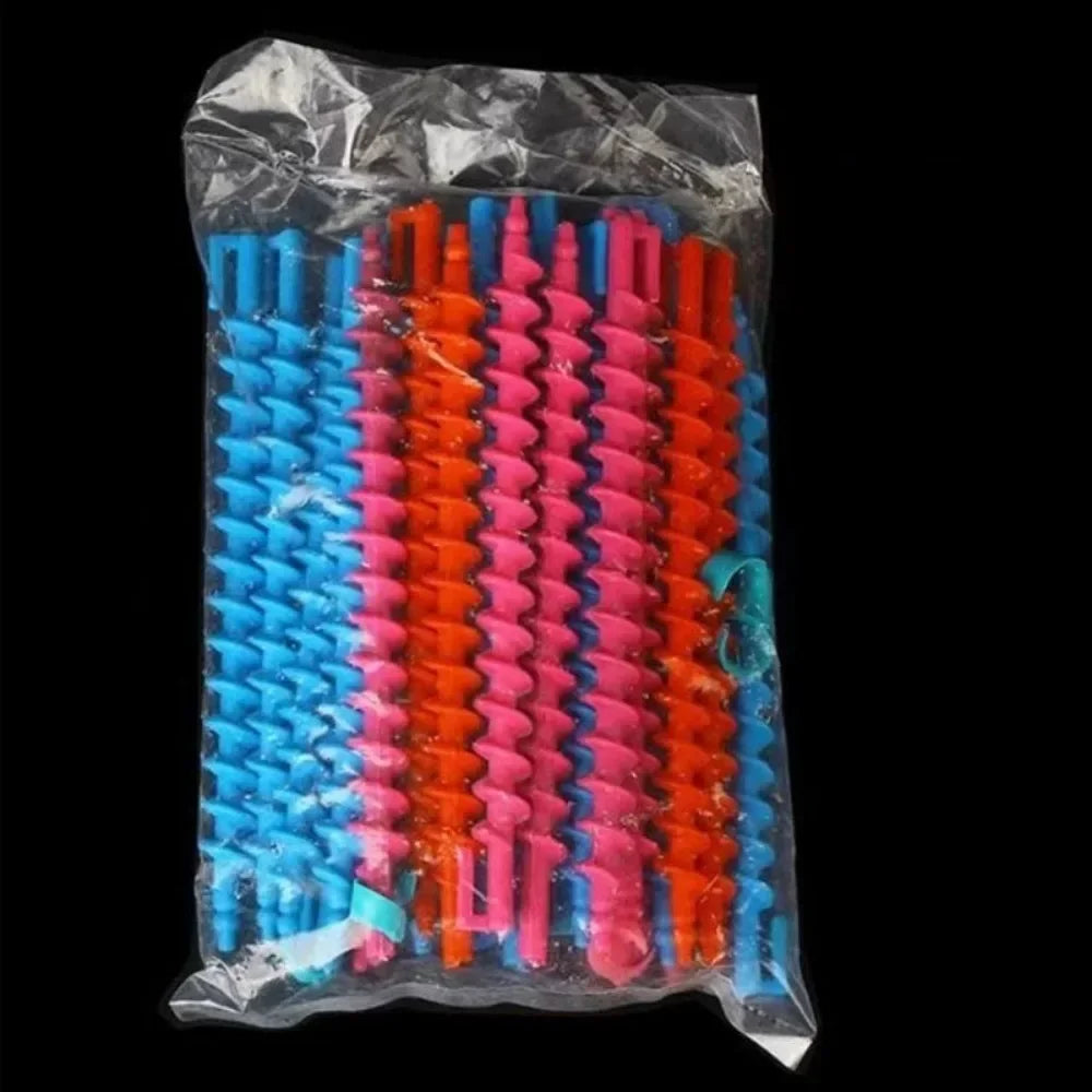 Curlers a Spirale Senza Calore, Set 22 Bigodini per Ricci Morbidi e Naturali Senza Danneggiare i Capelli