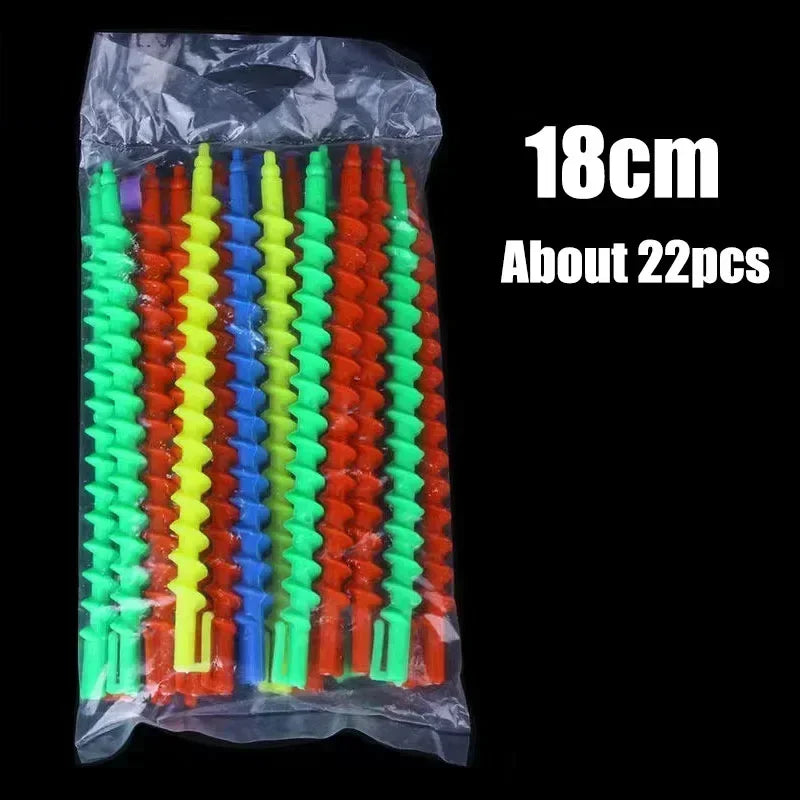 Curlers a Spirale Senza Calore, Set 22 Bigodini per Ricci Morbidi e Naturali Senza Danneggiare i Capelli