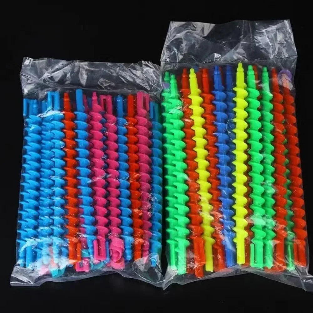 Curlers a Spirale Senza Calore, Set 22 Bigodini per Ricci Morbidi e Naturali Senza Danneggiare i Capelli