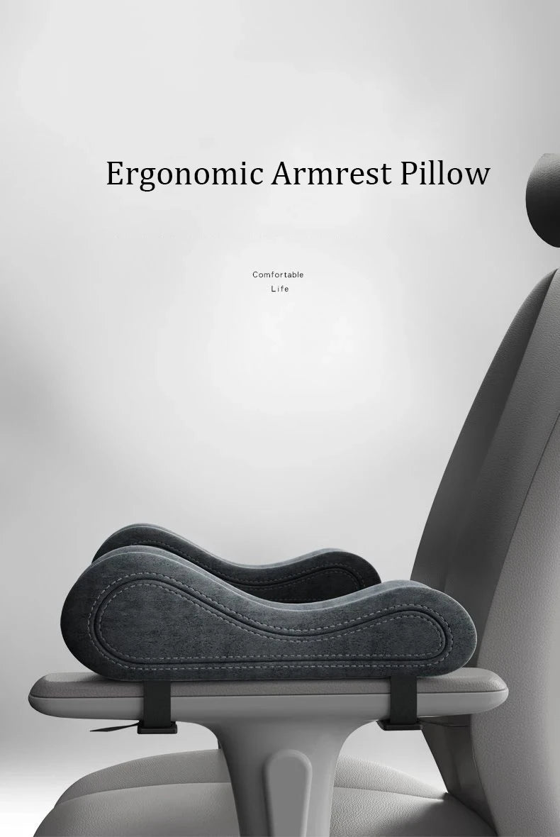 Cuscinetti per Braccioli Sedia in Memory Foam – Comfort Ergonomico per Casa e Ufficio