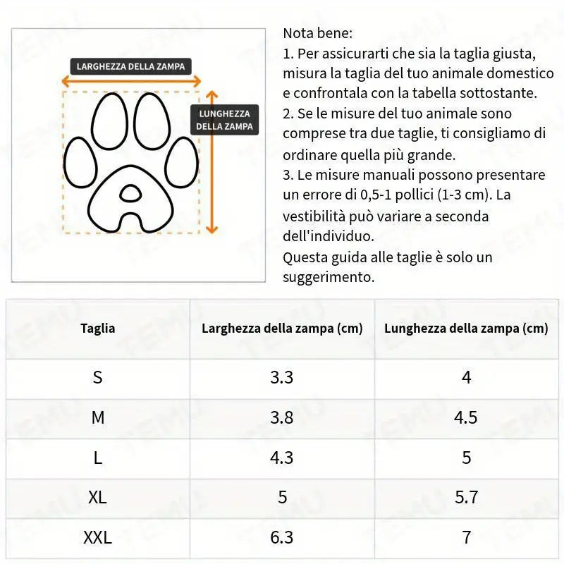 Adesivi Antiscivolo per Cani-Zampe Sicure