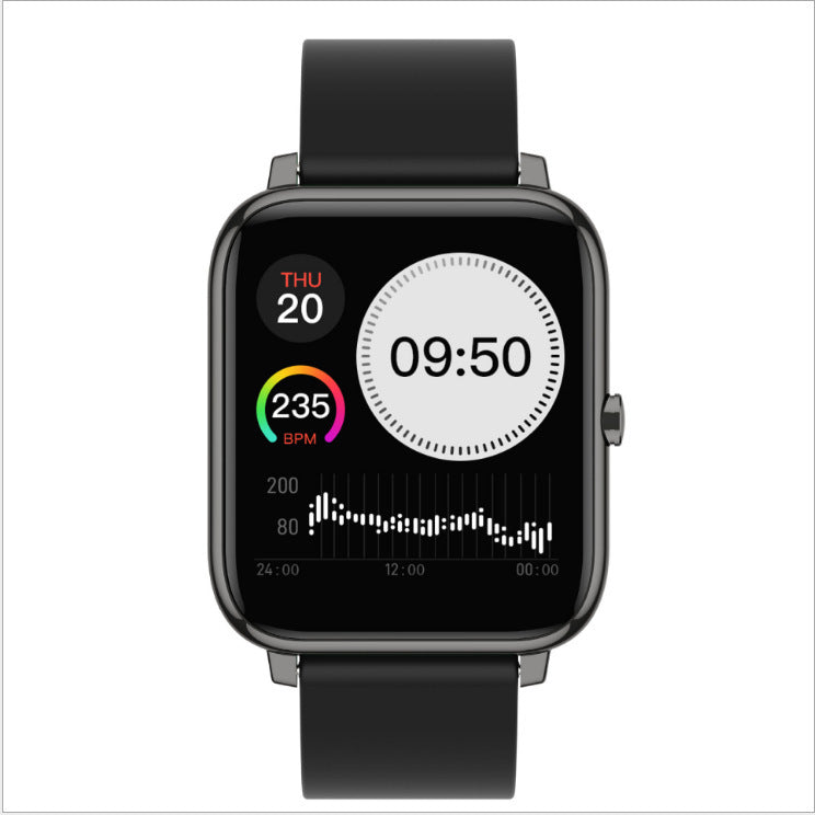 Orologio Compatibile con Apple, P22 Braccialetto Intelligente Multi-Sport, Impermeabile, Pressione Sanguigna, Frequenza Cardiaca, l'Ossigeno nel Sangue, Touch Screen Completo