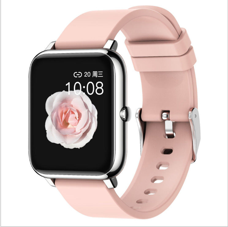 Orologio Compatibile con Apple, P22 Braccialetto Intelligente Multi-Sport, Impermeabile, Pressione Sanguigna, Frequenza Cardiaca, l'Ossigeno nel Sangue, Touch Screen Completo