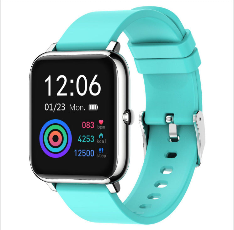 Orologio Compatibile con Apple, P22 Braccialetto Intelligente Multi-Sport, Impermeabile, Pressione Sanguigna, Frequenza Cardiaca, l'Ossigeno nel Sangue, Touch Screen Completo