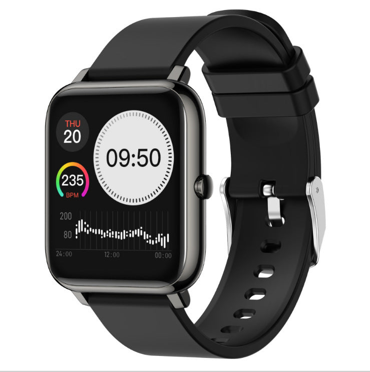 Orologio Compatibile con Apple, P22 Braccialetto Intelligente Multi-Sport, Impermeabile, Pressione Sanguigna, Frequenza Cardiaca, l'Ossigeno nel Sangue, Touch Screen Completo