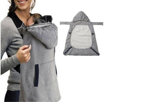 Zainetto Antivento per Neonati con Coperta, Fasciatoio Sling per Bambini