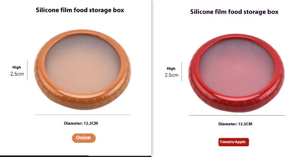 Contenitore per Frutta e Verdura per Conservazione in Frigorifero con Film in Silicone Sigillato Mini