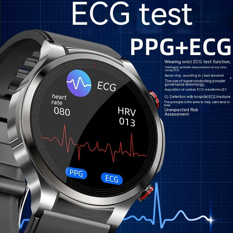 SmartWatch W11 con Monitoraggio Glicemia, ECG, Pressione Sanguigna, Battito Cardiaco e Temperatura Corporea