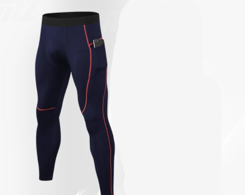 Set Compression Pantaloni e Maglia a Maniche Lunghe Sport Fitness per Uomo