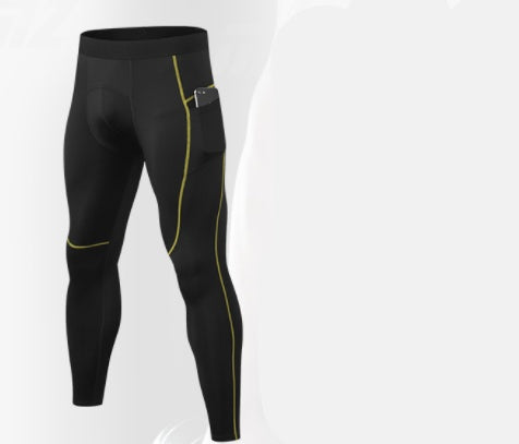 Set Compression Pantaloni e Maglia a Maniche Lunghe Sport Fitness per Uomo