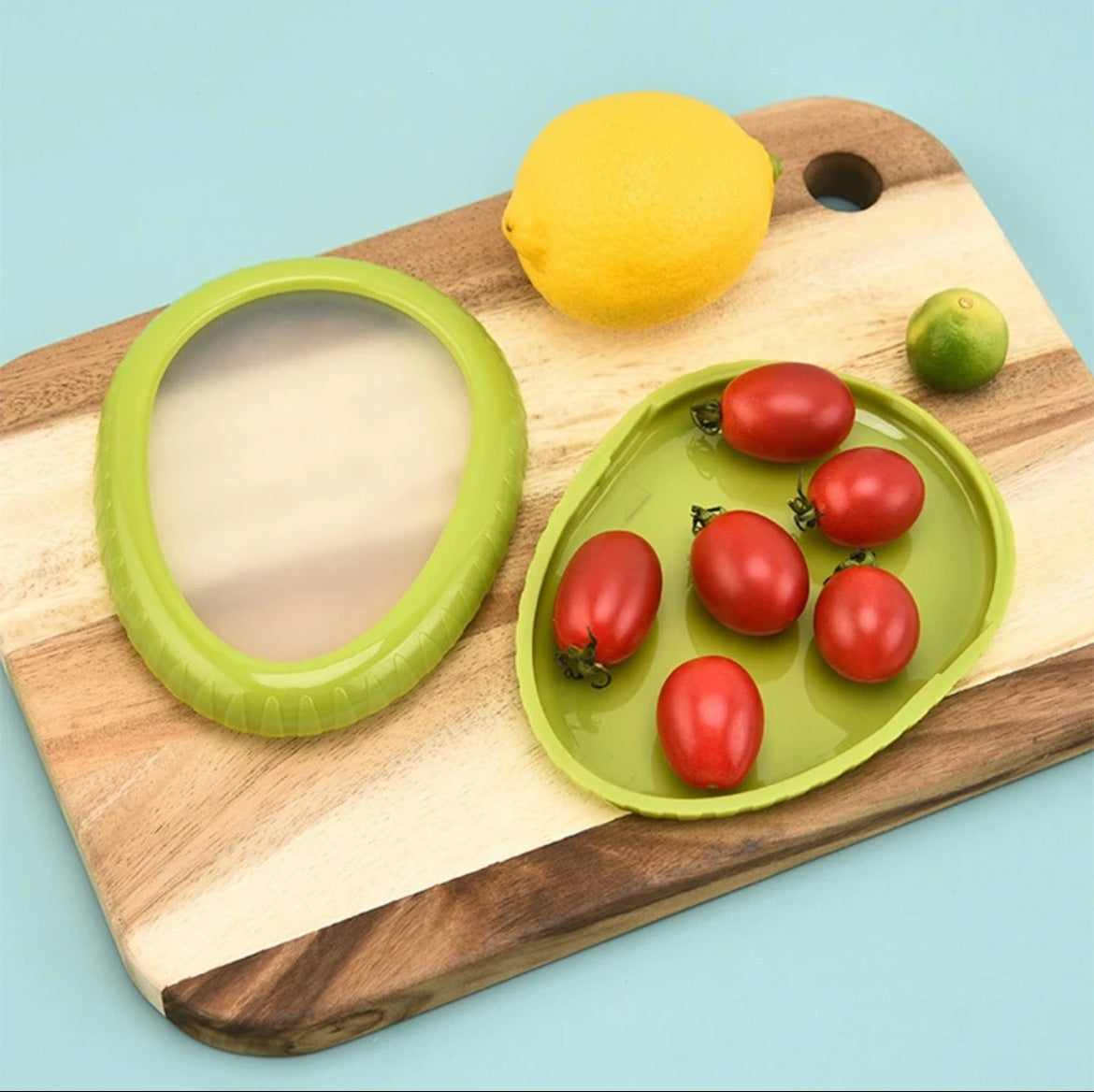 Contenitore per Frutta e Verdura per Conservazione in Frigorifero con Film in Silicone Sigillato Mini