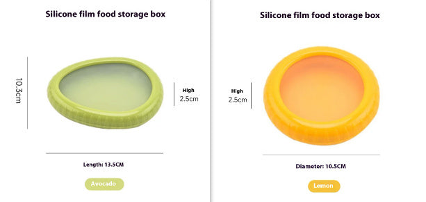 Contenitore per Frutta e Verdura per Conservazione in Frigorifero con Film in Silicone Sigillato Mini