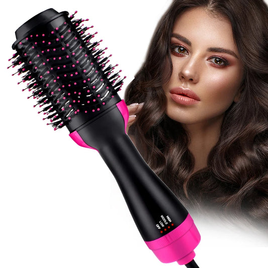 Spazzola per Styling Professionale 3 in 1 – Asciugatura, Lisciatura e Volume con Tecnologia a Ioni Negativi