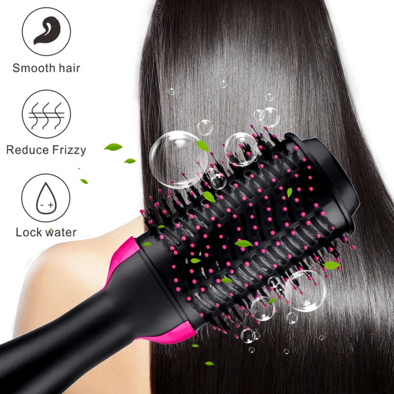 Spazzola per Styling Professionale 3 in 1 – Asciugatura, Lisciatura e Volume con Tecnologia a Ioni Negativi