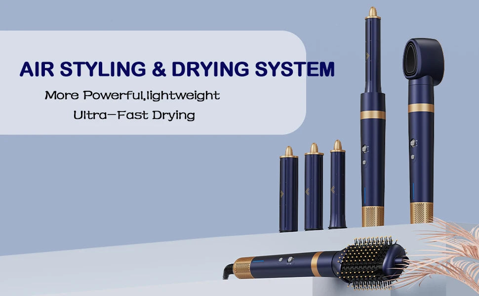 Styler Ionico 6 in 1, Asciugacapelli, Arricciacapelli Auto-Wrap, Piastra e Spazzola Volumizzante