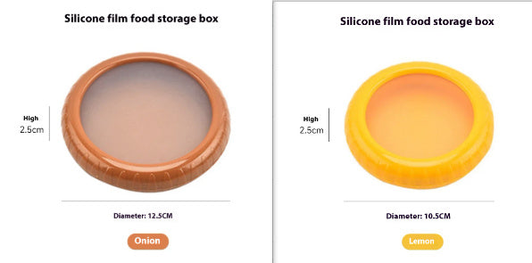 Contenitore per Frutta e Verdura per Conservazione in Frigorifero con Film in Silicone Sigillato Mini