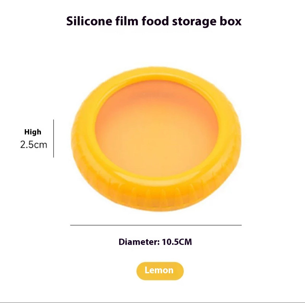 Contenitore per Frutta e Verdura per Conservazione in Frigorifero con Film in Silicone Sigillato Mini