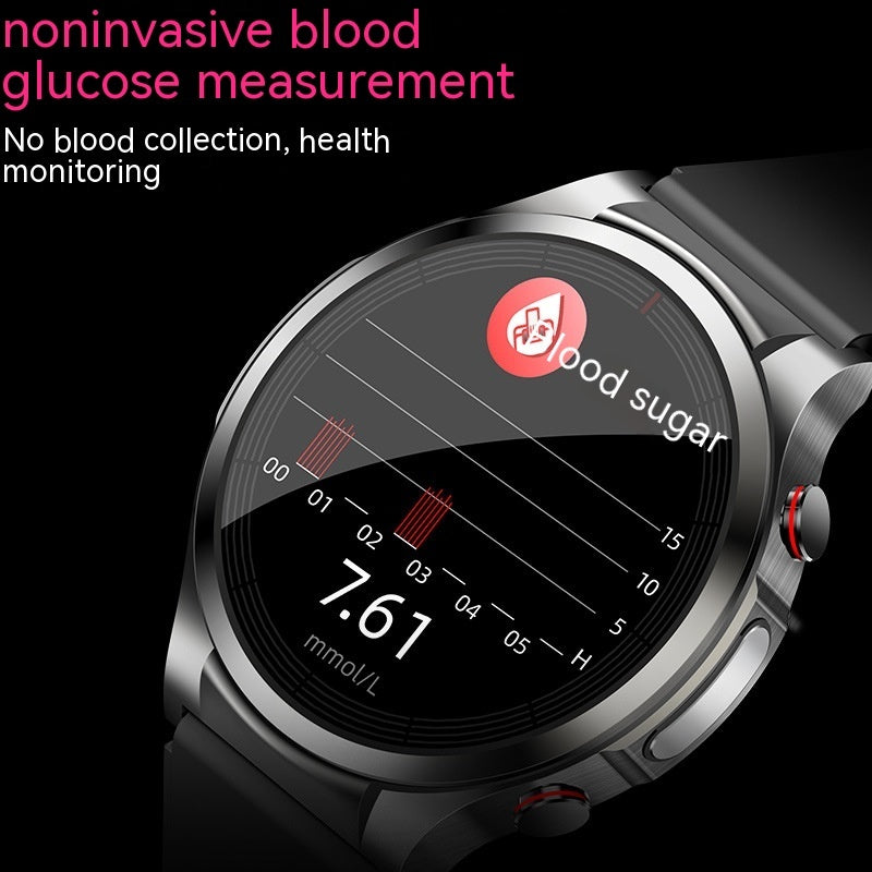 SmartWatch W11 con Monitoraggio Glicemia, ECG, Pressione Sanguigna, Battito Cardiaco e Temperatura Corporea